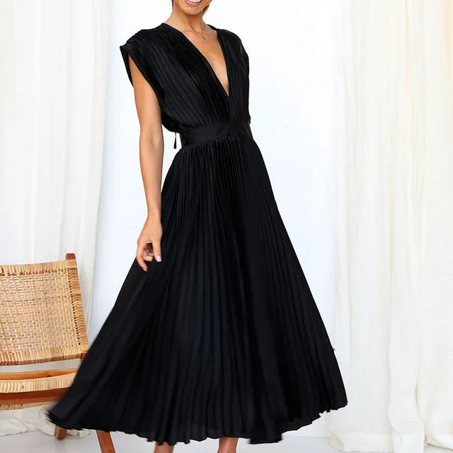 Lisa - Maxi dress with V-neck