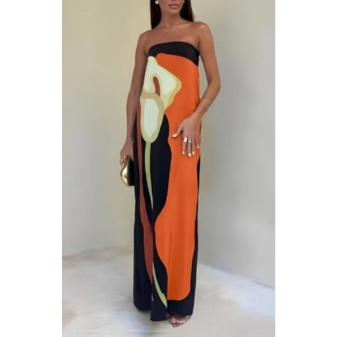 Laura - Strapless Maxi Dress