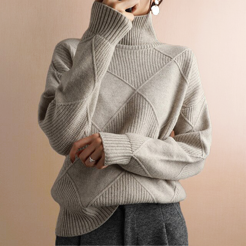 Amélie - Chunky Knit Roll Turtleneck