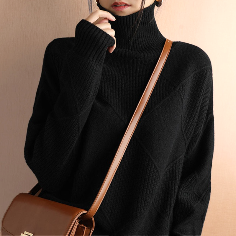 Amélie - Chunky Knit Roll Turtleneck