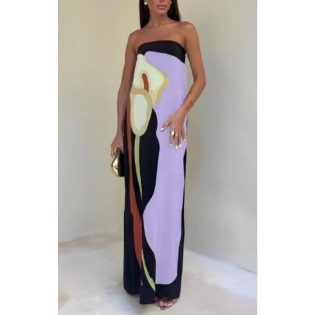 Laura - Strapless Maxi Dress