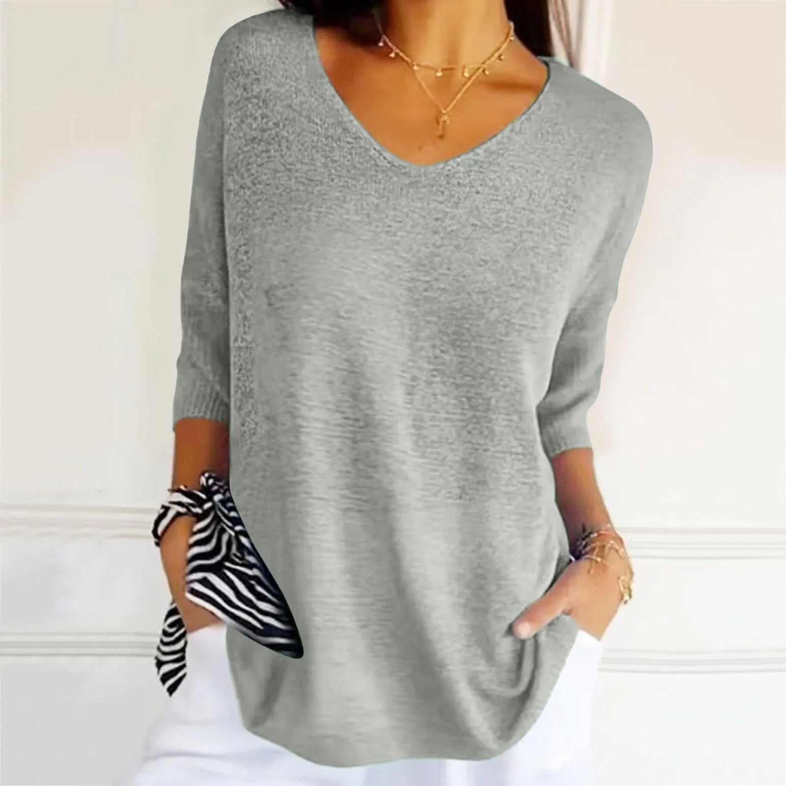 Ginger™ | Summer V-Neck Top