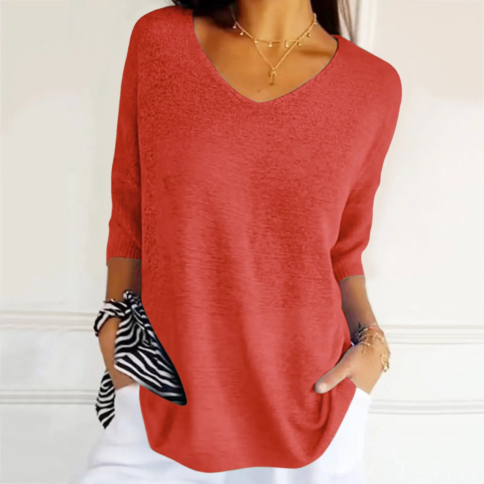 Ginger™ | Summer V-Neck Top