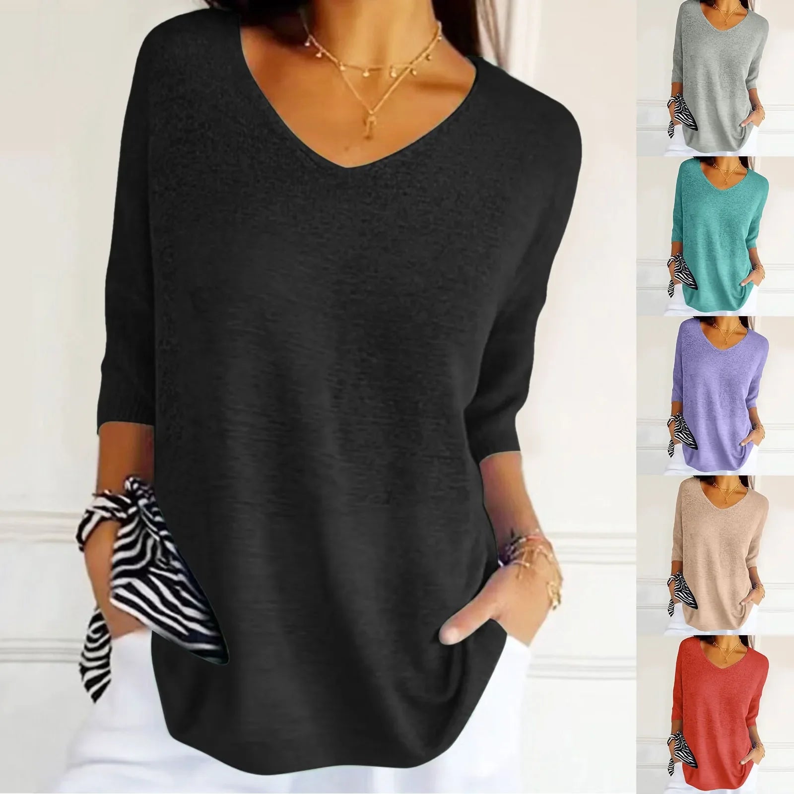 Ginger™ | Summer V-Neck Top